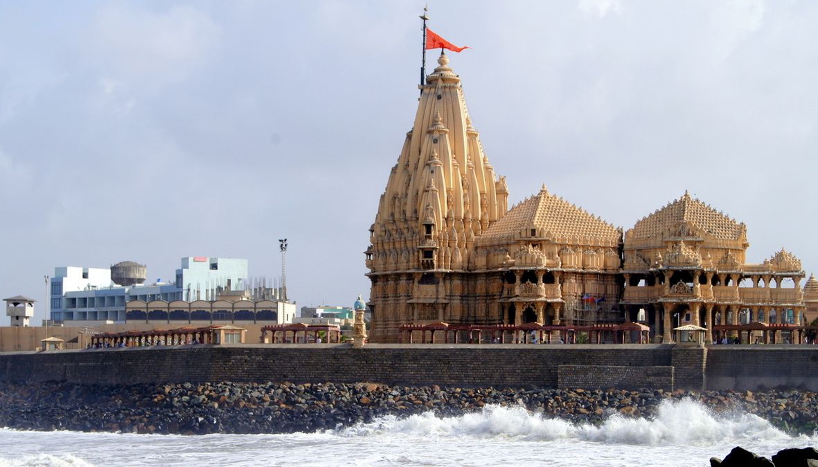 Somnath Temple near Veraval coast