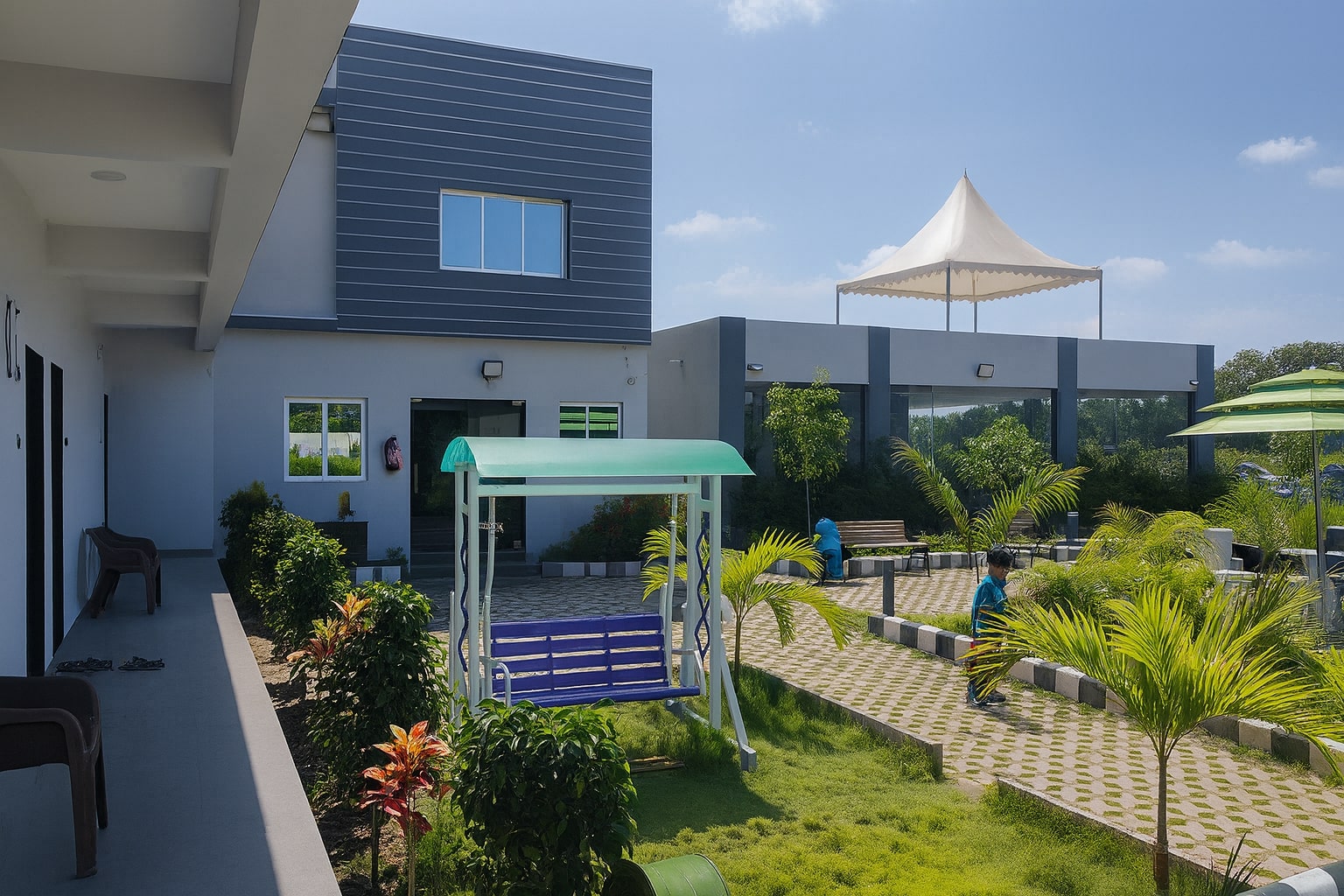 Deluxe Room Seating Area